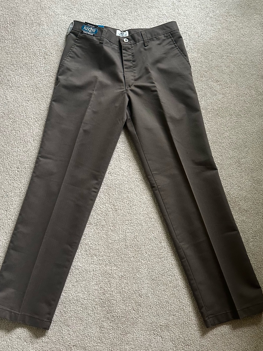 Men’s Straight Fit Pants - Walnut Brown